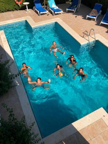 Villa Alexia Apartments Brisa 2nd Floor Stairs 2BR Pool view 9 min to Sea 5min to Town AT1833