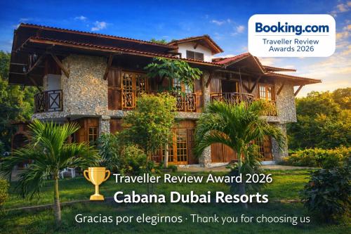 a flyer for a hotel in a resort at Cabana Dubai Resorts in Santa Verónica