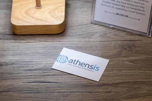 Certificat, premi, rètol o un altre document de Athensis Central Suites