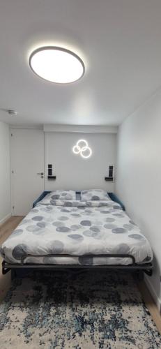 Llit o llits en una habitació de Le superbe