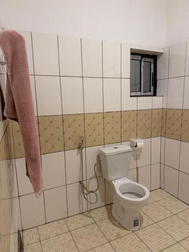 Koupelna v ubytování Tout R