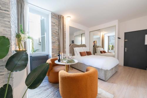 Studio design au centre de Cannes proche Croisette climatisé