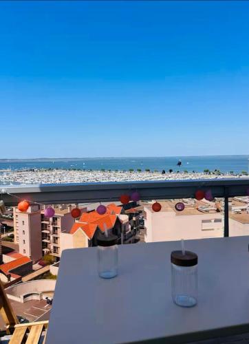 Esperanza Vue Bassin & Port Piscine Parking privé Terrasse