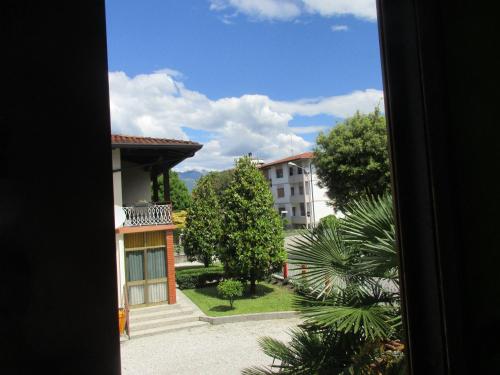 a view from a window of a building at CASA ROMAN ITALIA, Center Sacile in Sacile