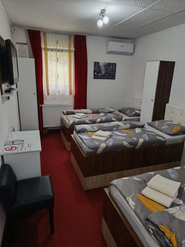 เตียงในห้องที่ Motel Dreams