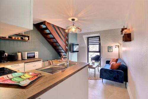 Appartement cosy centre et plage St lunaire Côte Emeraude