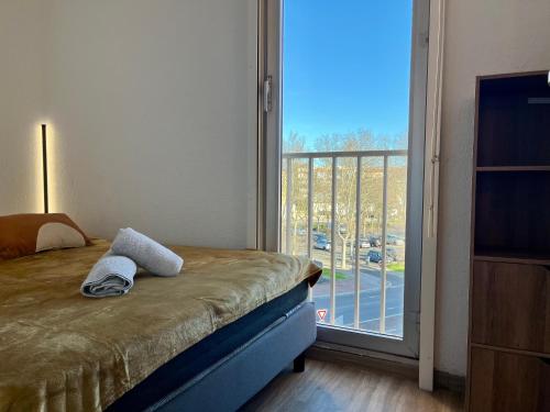 Studio douce escale 1ch vue port wifi balcon