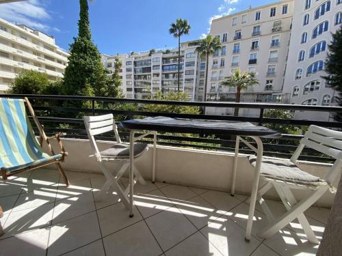 Cannes proche croisette - Studio balcon vue jardin