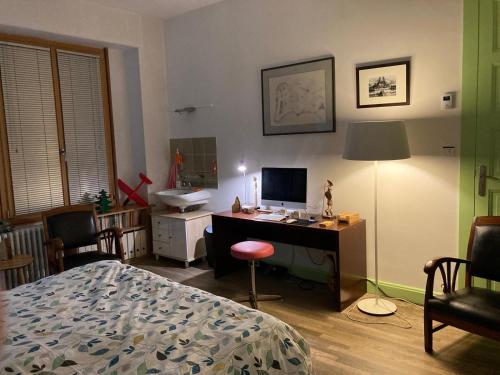Appartement contemporain Les Tulipes, 2 personnes à 300 m du lac de Gérardmer