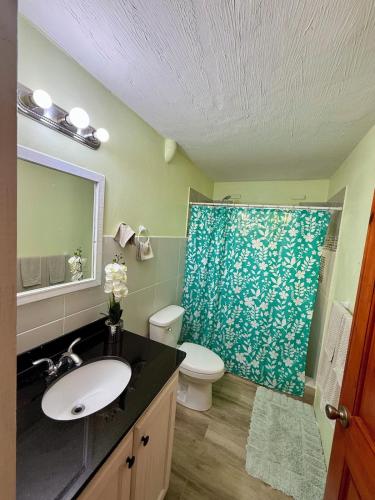 Koupelna v ubytování Rawacou Breeze