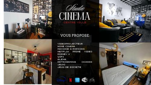 Studio Cinéma -Hypercentre- Spacieux, calme et connecté