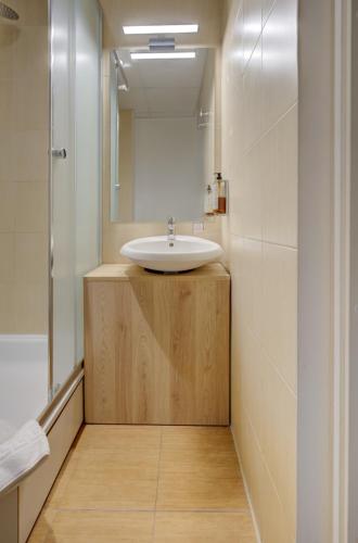 Koupelna v ubytování Sevcenko apartaments