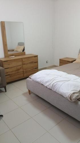 Postel nebo postele na pokoji v ubytování M&D hebergement