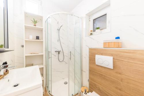 Et badeværelse på Villa Mičić