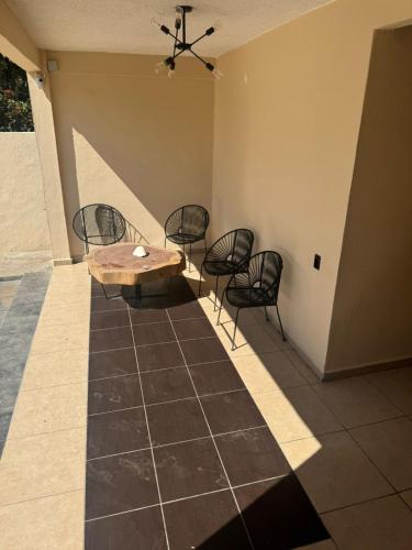 אזור ישיבה ב-Hotel Kalin
