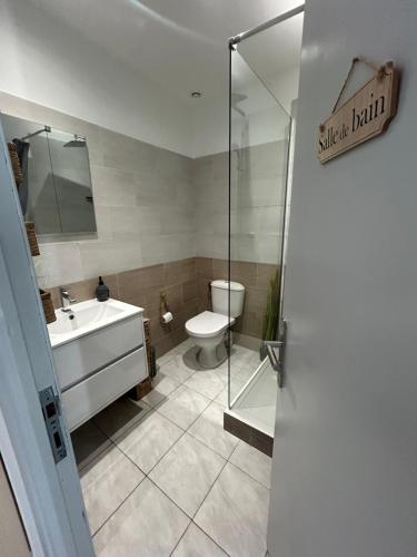 Centre Carcassonne apartment with private sunny terrace