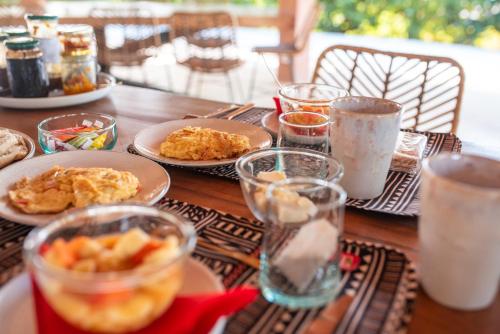 Mad på bed and breakfast-stedet eller i nærheden