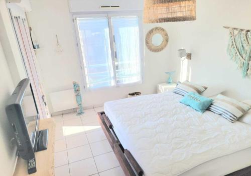 Appartement climatisé centre ville, proche plages Saint Raphaël et Fréjus avec ascenseur