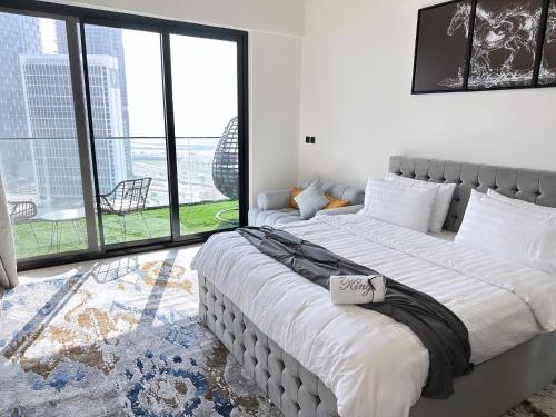 Binghatti canal luxury apartment with balcony