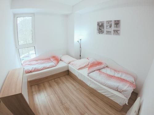 Llit o llits en una habitació de Murphy's Apartment