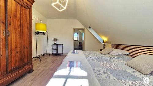 Llit o llits en una habitació de Ecluse d'Aiguilly