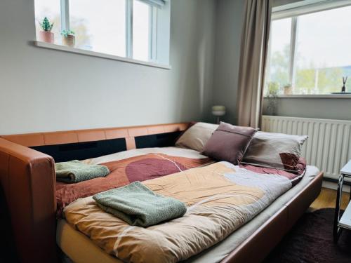 Llit o llits en una habitació de Scandinavian retro
