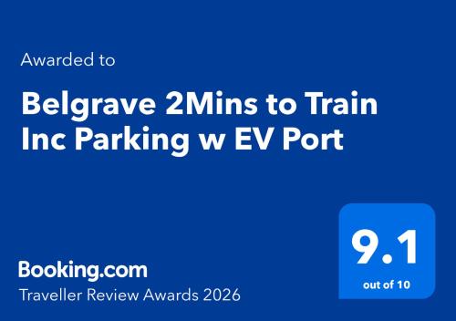 Belgrave 2Mins to Train Inc Parking w EV Port photo 25