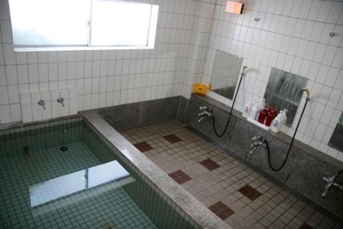 Koupelna v ubytování Asuka Lodge