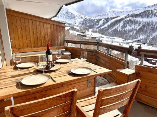 Prestige du Sommet - Terrasse, Parking et Local Ski