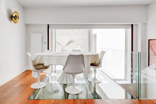 Appartement de luxe sous verrière en plein coeur du Marais