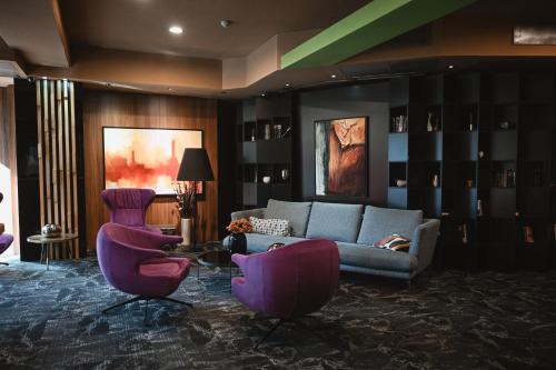 Istumisnurk majutusasutuses Hotel Arka