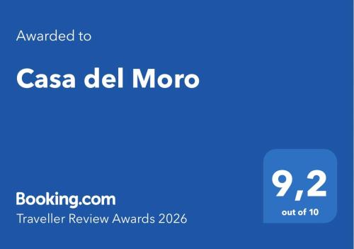 a screenshot of the casa del moro website at Casa del Moro in Marina di San Vito