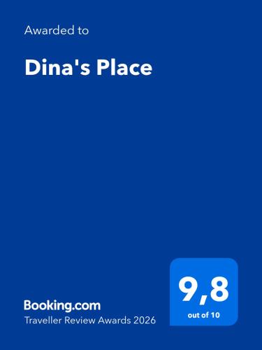 Certifikát, hodnocení, plakát nebo jiný dokument vystavený v ubytování Dina's Place