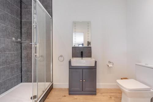 a bathroom with a sink and a shower at 2 Bed in Somerton oc-s32606 in Somerton