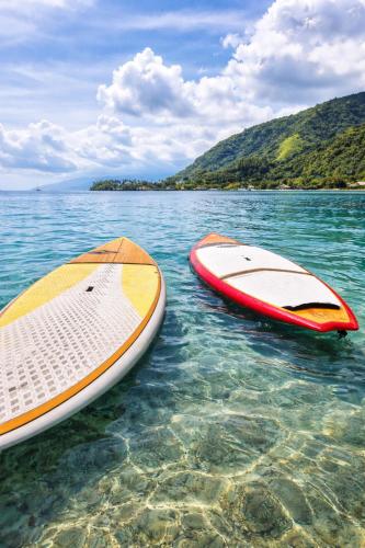 Studio Tropical de Mahana - climatisé - lagon et montagnes - canoes et paddles inclus ! Teahupo'o Lodge Tahiti