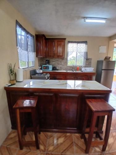 Cuina o zona de cuina de Valley View Inn