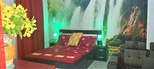 Agreable Studio Meuble tesisinde bir odada yatak veya yataklar