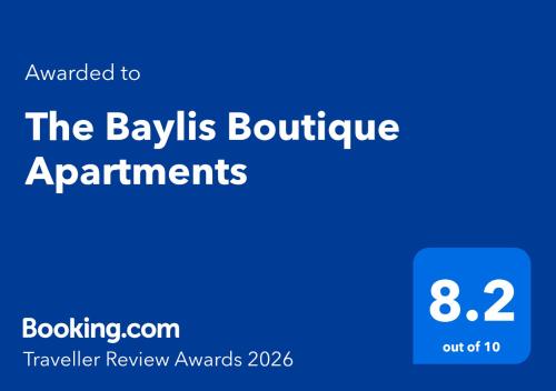 a screenshot of the baylor review awards at The Baylis Boutique Apartments in Wagga Wagga