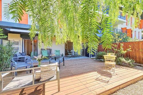 Antibes Private Garden & Pool Beach 2 km