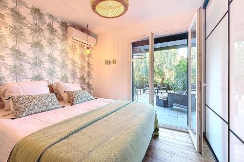 Antibes Private Garden & Pool Beach 2 km