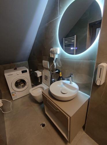 Et badeværelse på Matilda apartment