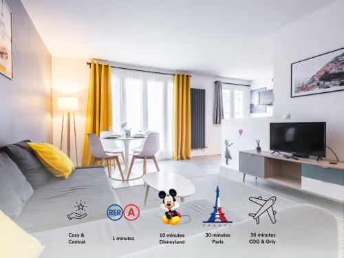 Appartement idéal famille – Disney parking