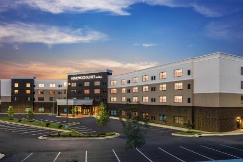 an rendering of a hospital with a parking lot at Homewood Suites By Hilton Madison Huntsville in Madison