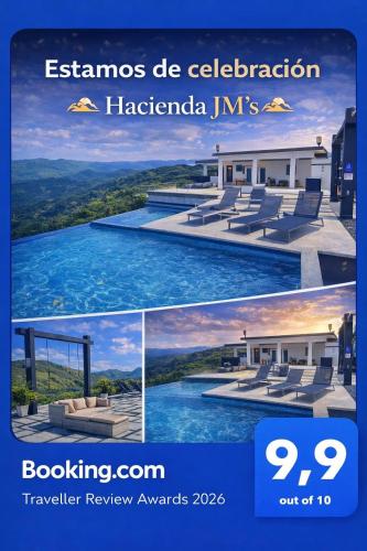 a collage of two pictures of a house at Hacienda JM's in Comerio