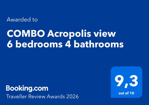 COMBO Acropolis view 6 bedrooms 4 bathrooms