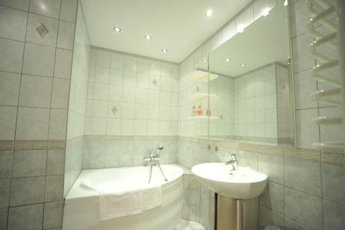 Phòng tắm tại Apartament Tais