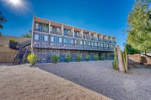 a building with plants in front of it at Casa Marina in Querétaro