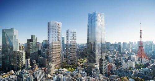 SELENTE 芝 Tokyo Tower - S4 Luxury 2 Bedrooms with living room kitchen and balcony