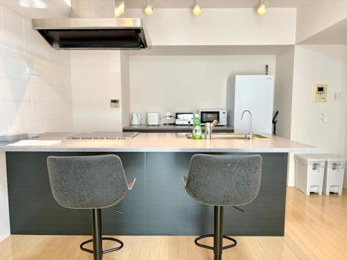 SELENTE 芝 Tokyo Tower - S4 Luxury 2 Bedrooms with living room kitchen and balcony