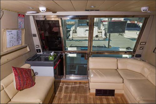 Zona d'estar a luxury yachts